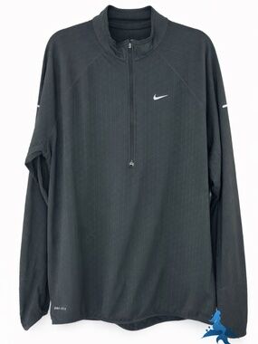 1291 NIKE Element Jacquard Half-Zip Running Top – XL – Black